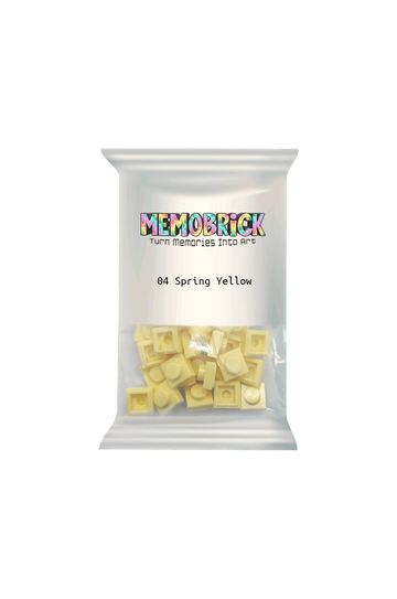 Bag of Bricks -Spring yellow 04 - Memobrick