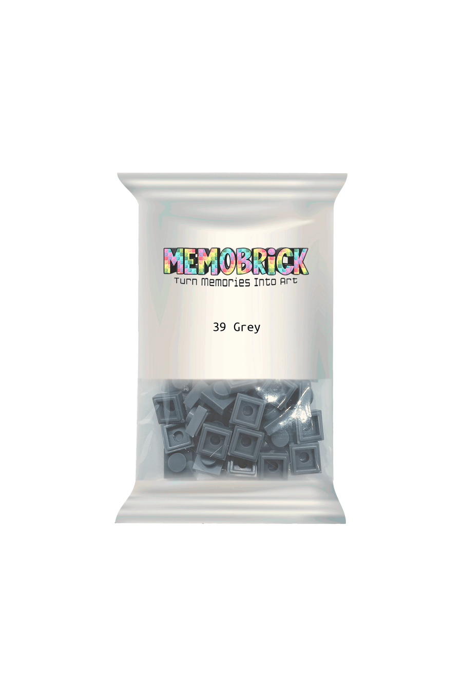 Bag of Bricks - Grey 39 - Memobrick
