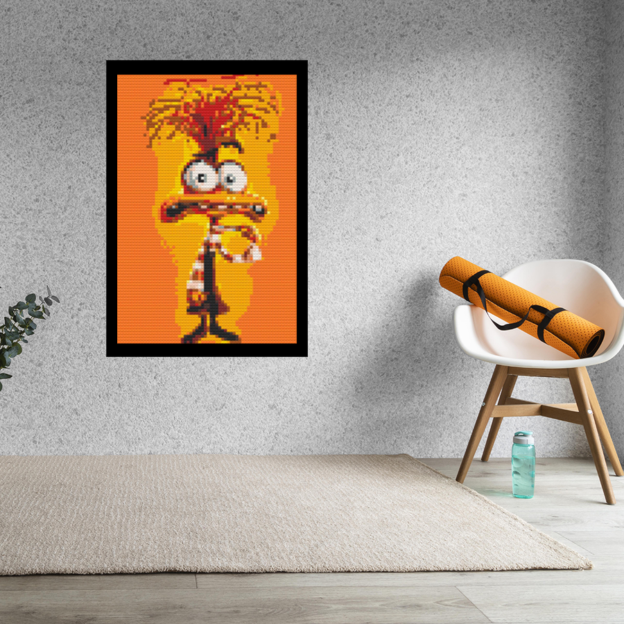 Inside Out Anxiety Bricked Mosaic Home Decor 20x30