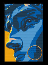 Abstract Men Bricked Mosaic Home Decor 20x30" — photo 1