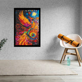 Rainbow Phoenix Brick Mosaic Art Kit - 20x30 in DIY Wall Decor — photo 2