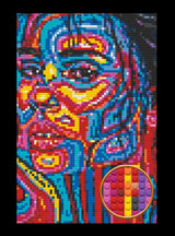 Psychedelic Woman Brick Mosaic Art Kit - 20x30 in DIY Wall Decor — photo 1