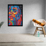 Psychedelic Woman Brick Mosaic Art Kit - 20x30 in DIY Wall Decor — photo 2