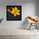Yellow Lily Brick Mosaic Art Kit - 16x16 in DIY Wall Decor — photo 2