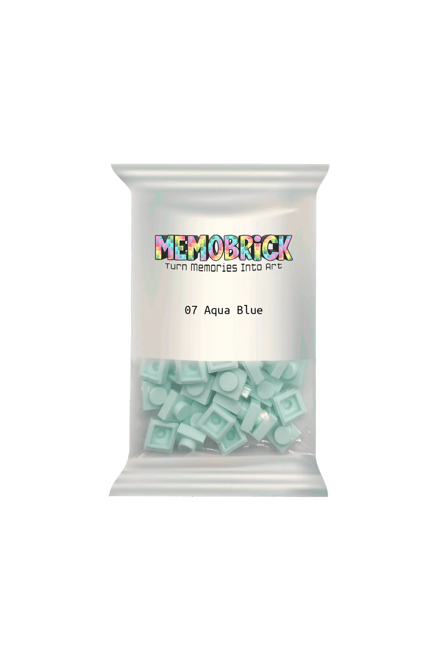 Bag of Bricks- Aqua Blue 07