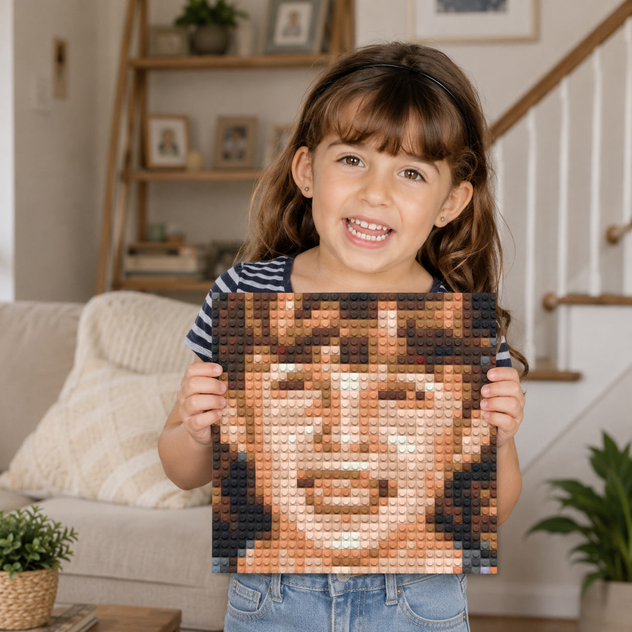 Custom Bricked Mosaic 10x10" - Memobrick