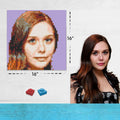 Custom Bricked Mosaic Portrait 16x16