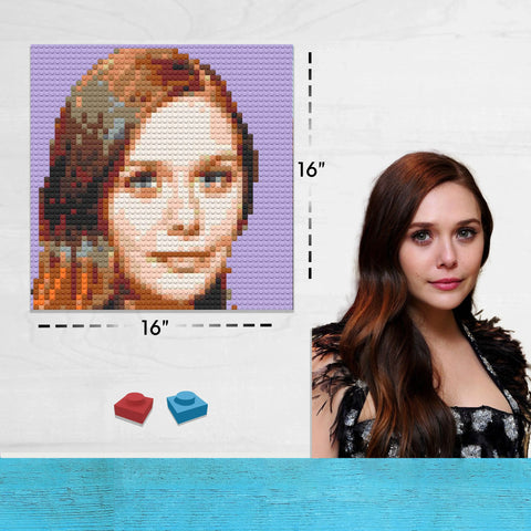 Custom Bricked Mosaic Portrait 16x16