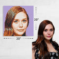 Custom Bricked Mosaic Portrait 20×20