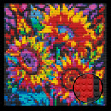 FLOWER BRICKED MOSAIC PORTRAIT 20X20 — photo 1