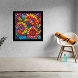 FLOWER BRICKED MOSAIC PORTRAIT 20X20 — photo 2