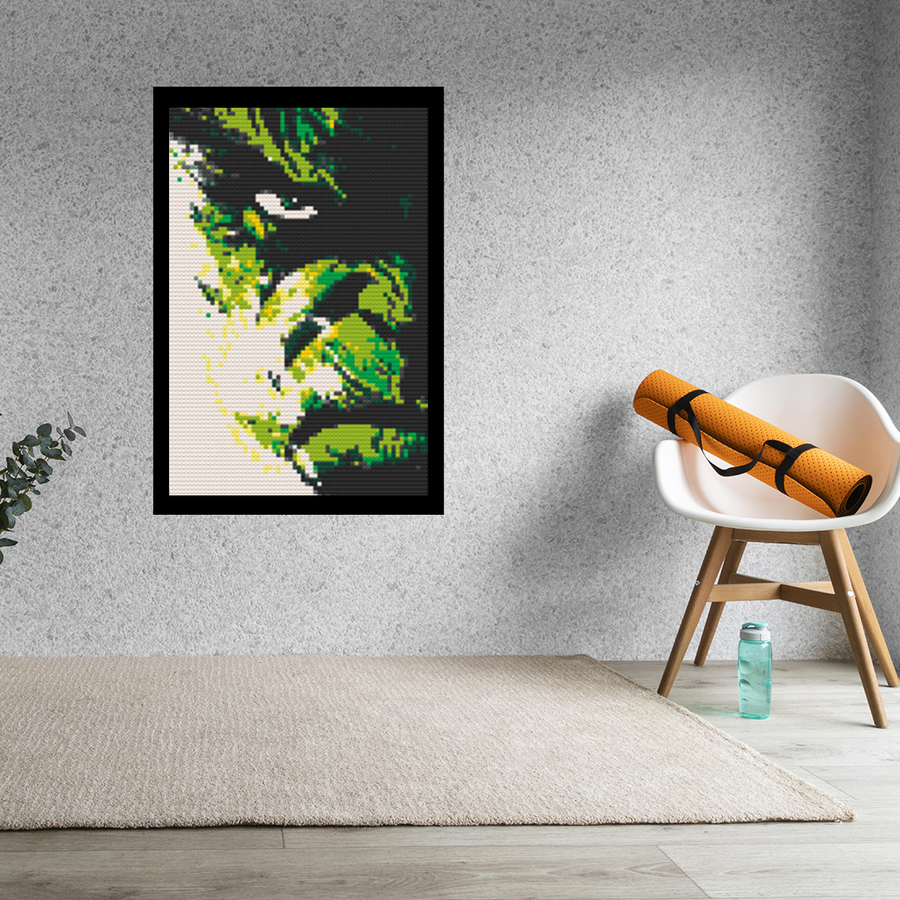 Hulk Bricked Mosaic Home Decor 20x30
