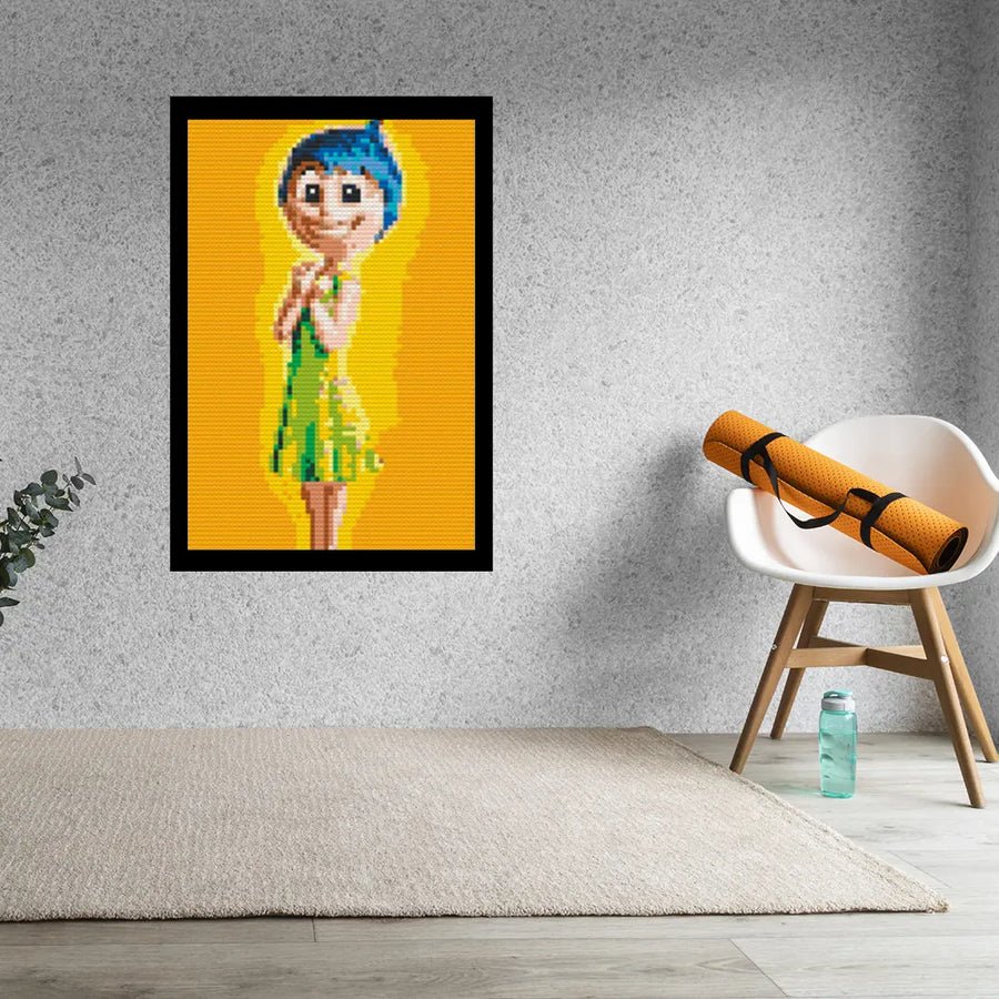 Inside Out Joy Bricked Mosaic Home Decor 20x30