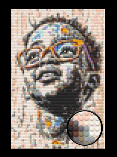 Kid Abstract Bricked Mosaic Home Decor 20x30"
