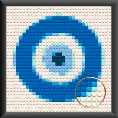 Eye on you Home decoration Bricked Mosaic Portrait 10x10"