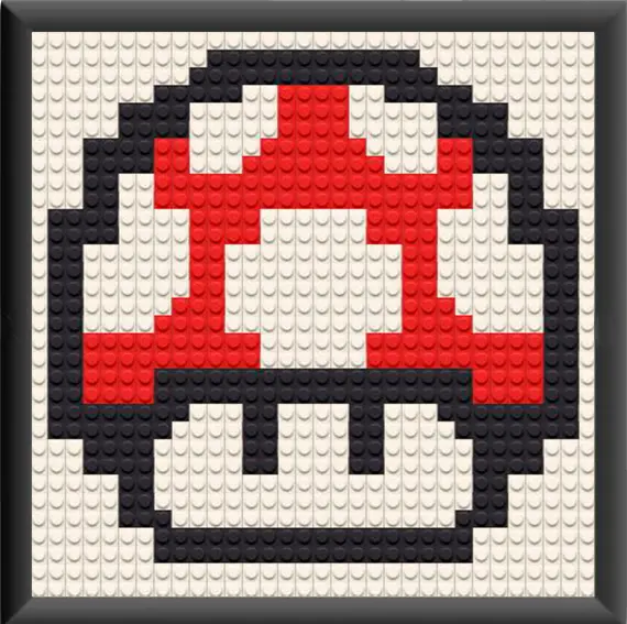 Bricked Mosaic Portrait 10x10
